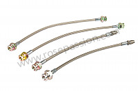 P116369 - Kit of 4 aviation hoses for Porsche 993 / 911 Carrera • 1994 • 993 carrera 2 • Cabrio • Manual gearbox, 6 speed