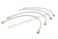 P116370 - Kit of 4 aviation hoses for Porsche Cayenne / 955 / 9PA • 2004 • Cayenne s v8 • Manual gearbox, 6 speed