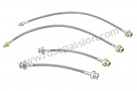 P116372 - Kit of 4 aviation hoses for Porsche 944 • 1983 • 944 2.5 • Coupe • Automatic gearbox