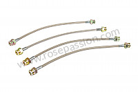 P116374 - Kit of 4 aviation hoses for Porsche 914 • 1973 • 914 / 4 2.0 • Manual gearbox, 5 speed