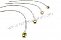P116375 - Kit of 4 aviation hoses for Porsche 356a • 1955 • 1600 (616 / 1) • Cabrio a t1 • Manual gearbox, 4 speed