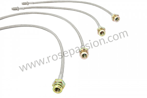 P116375 - Kit of 4 aviation hoses for Porsche 356a • 1957 • 1300 (506 / 2) • Coupe a t1 • Manual gearbox, 4 speed