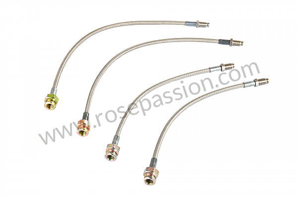 P116377 - Kit of 4 aviation hoses for Porsche 356B T6 • 1962 • 1600 super 90 (616 / 7 t6) • Coupe karmann b t6 • Manual gearbox, 4 speed