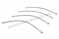 P116391 - Kit of 4 aviation hoses for Porsche 997-1 / 911 Carrera • 2008 • 997 c2 • Cabrio • Manual gearbox, 6 speed