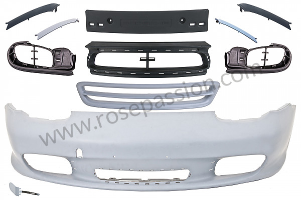 P116418 - Kit transformation boxster 3.2S 2000-2002 en boxster 3.2S 2003-2005 pare choc avant + pièces de modifications pour Porsche 