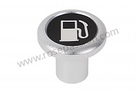 P120438 - Aluminium button opening the fuel tank flap for Porsche 993 / 911 Carrera • 1996 • 993 carrera 4 • Coupe • Manual gearbox, 6 speed