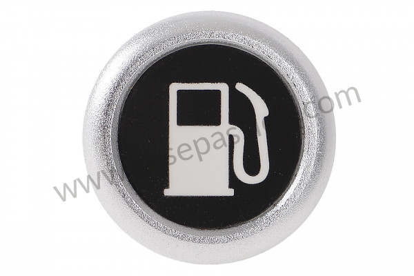 P120438 - Aluminium button opening the fuel tank flap for Porsche 993 / 911 Carrera • 1994 • 993 carrera 2 • Coupe • Automatic gearbox