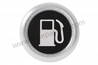 P120438 - Aluminium button opening the fuel tank flap for Porsche 912 • 1969 • 912 1.6 • Targa • Manual gearbox, 4 speed