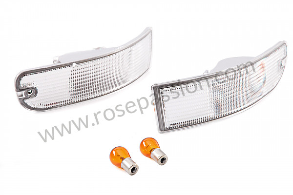 P120468 - Complete front white indicator kit for Porsche 993 Turbo • 1997 • 993 turbo • Coupe • Manual gearbox, 6 speed