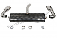 P120546 - Cayenne v6 sports silencer v6 2003-2006 (stainless steel) with tail pipes for Porsche Cayenne / 955 / 9PA • 2006 • Cayenne v6 • Automatic gearbox