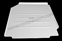 P120730 - Rivestimento suolo in alluminio lato passeggero 924 / 944 / 968 para Porsche 924 • 1981 • 924 2.0 • Coupe • Caja auto