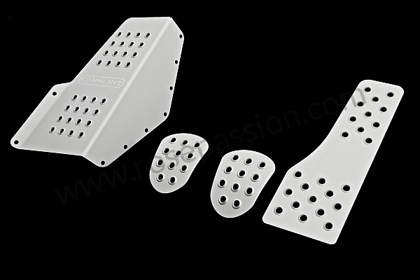 P120741 - Aluminium pedal + footrest kit for Porsche 968 • 1994 • 968 • Coupe • Manual gearbox, 6 speed