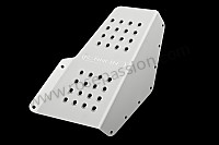 P120744 - Perforated aluminium footrest for Porsche 924 • 1977 • 924 2.0 • Coupe • Manual gearbox, 4 speed