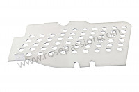 P120754 - Perforated aluminium floor on passenger side for Porsche 911 Turbo / 911T / GT2 / 965 • 1989 • 3.3 turbo • Coupe • Manual gearbox, 5 speed