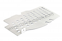 P120754 - Perforated aluminium floor on passenger side for Porsche 911 G • 1986 • 3.2 • Coupe • Manual gearbox, 5 speed