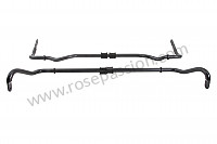 P120773 - Sports stabilizer bar kit - front 26 mm not adjustable + rear 23 mm adjustable (3 positions) for Porsche 996 / 911 Carrera • 2004 • 996 carrera 2 • Cabrio • Automatic gearbox