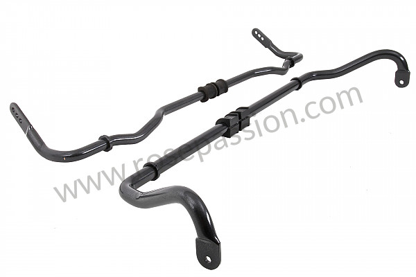 P120773 - Sports stabilizer bar kit - front 26 mm not adjustable + rear 23 mm adjustable (3 positions) for Porsche 996 / 911 Carrera • 1998 • 996 carrera 2 • Cabrio • Manual gearbox, 6 speed