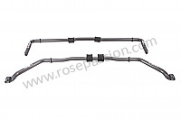 P120778 - Sports stabilizer bar kit - front 24 mm adjustable (2 positions) + rear 26 mm adjustable (2 positions) for Porsche 964 / 911 Carrera 2/4 • 1991 • 964 carrera 4 • Cabrio • Manual gearbox, 5 speed