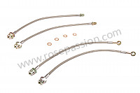P120805 - Kit of 4 aviation hoses for Porsche 928 • 1984 • 928 4.7s • Coupe • Manual gearbox, 5 speed