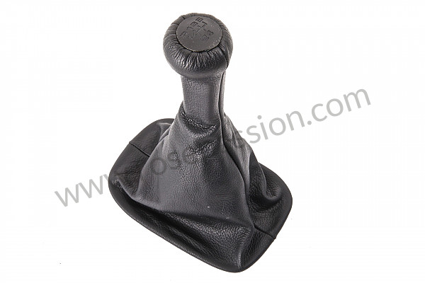 P124885 - Leather gear lever knob (5-speed transmission) for Porsche 964 / 911 Carrera 2/4 • 1991 • 964 carrera 4 • Cabrio • Manual gearbox, 5 speed