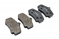 P124957 - Black pagid front brake pad for Porsche 997-2 / 911 Carrera • 2011 • 997 c4 gts • Coupe • Manual gearbox, 6 speed