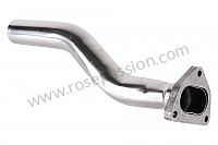 P129263 - Stainless steel link tube for Porsche 911 G • 1981 • 3.0sc • Targa • Manual gearbox, 5 speed