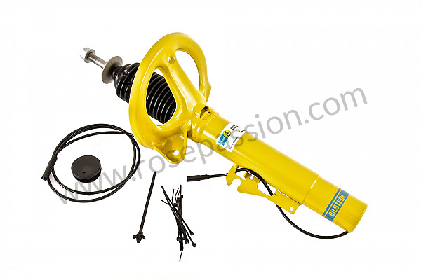 P129294 - Bilstein sports front left shock absorber with psam with sports chassis (lowered) for Porsche 997-2 / 911 Carrera • 2010 • 997 c4 • Coupe • Pdk gearbox