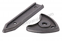 P129312 - Seal for base of front boot cover 356 a for Porsche 356a • 1958 • 1600 (616 / 1 t2) • Cabrio a t2 • Manual gearbox, 4 speed