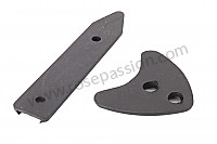 P129312 - Seal for base of front boot cover 356 a for Porsche 356a • 1955 • 1300 s (589 / 2) • Cabrio a t1 • Manual gearbox, 4 speed