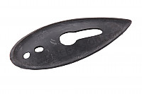 P129314 - Seal for base of ponto rear view mirror 356 6-speed box for Porsche 356B T6 • 1962 • 1600 super 90 (616 / 7 t6) • Karmann hardtop coupe b t6 • Manual gearbox, 4 speed