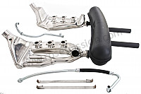 P129656 - Sports exhaust kit with stainless steel heat exchanger and steel silencer 2 central outlets for Porsche 911 Classic • 1971 • 2.2t • Coupe • Manual gearbox, 5 speed