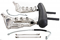 P129658 - Sports exhaust kit with stainless steel heat exchanger and steel silencer 2 central outlets for Porsche 911 G • 1974 • 2.7s • Coupe • Manual gearbox, 5 speed