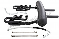 P129682 - 46 mm super sports exhaust kit, steel spaghetti version + steel racing silencer 2 central outlets contains 2 steel spaghettis + 1 steel silencer + 2 oil hoses + 2 stainless steel straps for Porsche 911 G • 1983 • 3.0sc • Targa • Manual gearbox, 5 speed