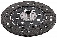 P133321 - Rigid organic clutch disc for Porsche 968 • 1995 • 968 • Coupe • Manual gearbox, 6 speed