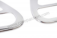 P133328 - Chrome headlight surround (separating the headlight from the indicator) for Porsche Boxster / 986 • 2004 • Boxster s 3.2 • Cabrio • Manual gearbox, 6 speed