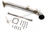 P133427 - Stainless steel catalyst removal for Porsche 911 Turbo / 911T / GT2 / 965 • 1994 • 3.6 turbo • Coupe • Manual gearbox, 5 speed