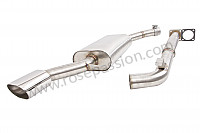 P133429 - Stainless steel final silencer for 968 for Porsche 