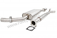 P133429 - Stainless steel final silencer for 968 for Porsche 