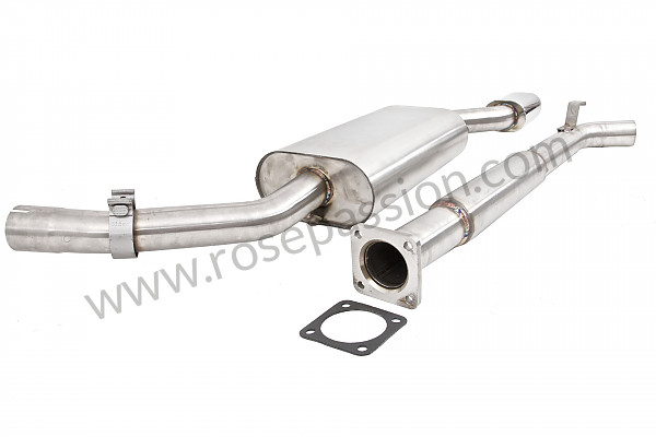 P133429 - Stainless steel final silencer for 968 for Porsche 968 • 1995 • 968 • Coupe • Automatic gearbox