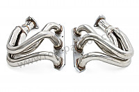 P133432 - Pair of stainless steel spaghettis for Porsche 997-1 / 911 Carrera • 2008 • 997 c2 • Coupe • Automatic gearbox