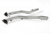 P133433 - Remoção de catalisador de aço inoxidável por par para Porsche 997-1 / 911 Carrera • 2007 • 997 c4s • Targa • Caixa automática