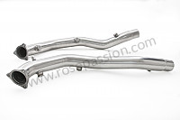 P133433 - Suppression catalyseur inox la paire 为了 Porsche 997-1 / 911 Carrera • 2007 • 997 c4s • Targa