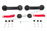 P133476 - Complete rs 92 handle kit (without the panels) for Porsche 911 Turbo / 911T / GT2 / 965 • 1989 • 3.3 turbo • Cabrio • Manual gearbox, 5 speed