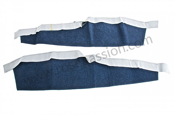 P133480 - 911 alfombra azul para cubrir el bolsillo de viaje, el par para Porsche 911 G • 1975 • 2.7 • Targa • Caja manual de 5 velocidades