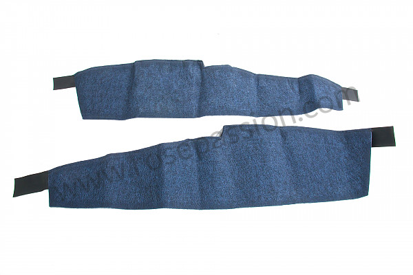P133480 - 911 blue carpet for covering the travel pocket, per pair for Porsche 911 Turbo / 911T / GT2 / 965 • 1989 • 3.3 turbo • Cabrio • Manual gearbox, 5 speed