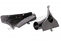 P133491 - Pair of steel sheets to fit cardboard heating sleeve on the engine for Porsche 911 Classic • 1970 • 2.2t • Coupe • Automatic gearbox
