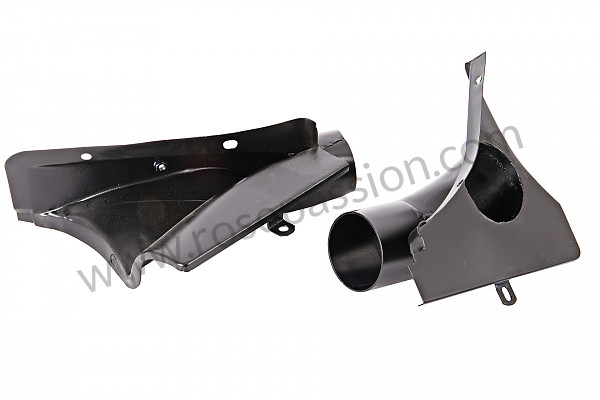 P133491 - Pair of steel sheets to fit cardboard heating sleeve on the engine for Porsche 911 Classic • 1973 • 2.4e • Coupe • Manual gearbox, 4 speed