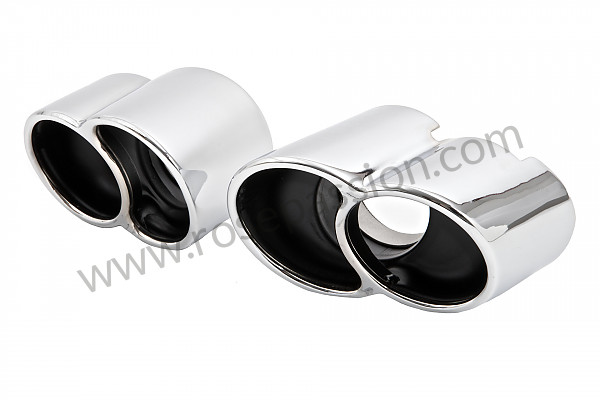 P133623 - Pair of smart look stainless steel silencer tailpipes for 996 turbo for Porsche 996 Turbo / 996T / 911 Turbo / GT2 • 2002 • 996 turbo • Coupe • Manual gearbox, 6 speed