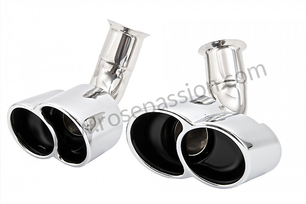 P133624 - Turbo look stainless steel silencer tailpipe for Porsche 996 / 911 Carrera • 2005 • 996 carrera 2 • Cabrio • Manual gearbox, 6 speed