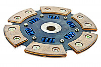 P137411 - Damped sintered metal clutch disc for Porsche 912 • 1969 • 912 1.6 • Coupe • Manual gearbox, 5 speed
